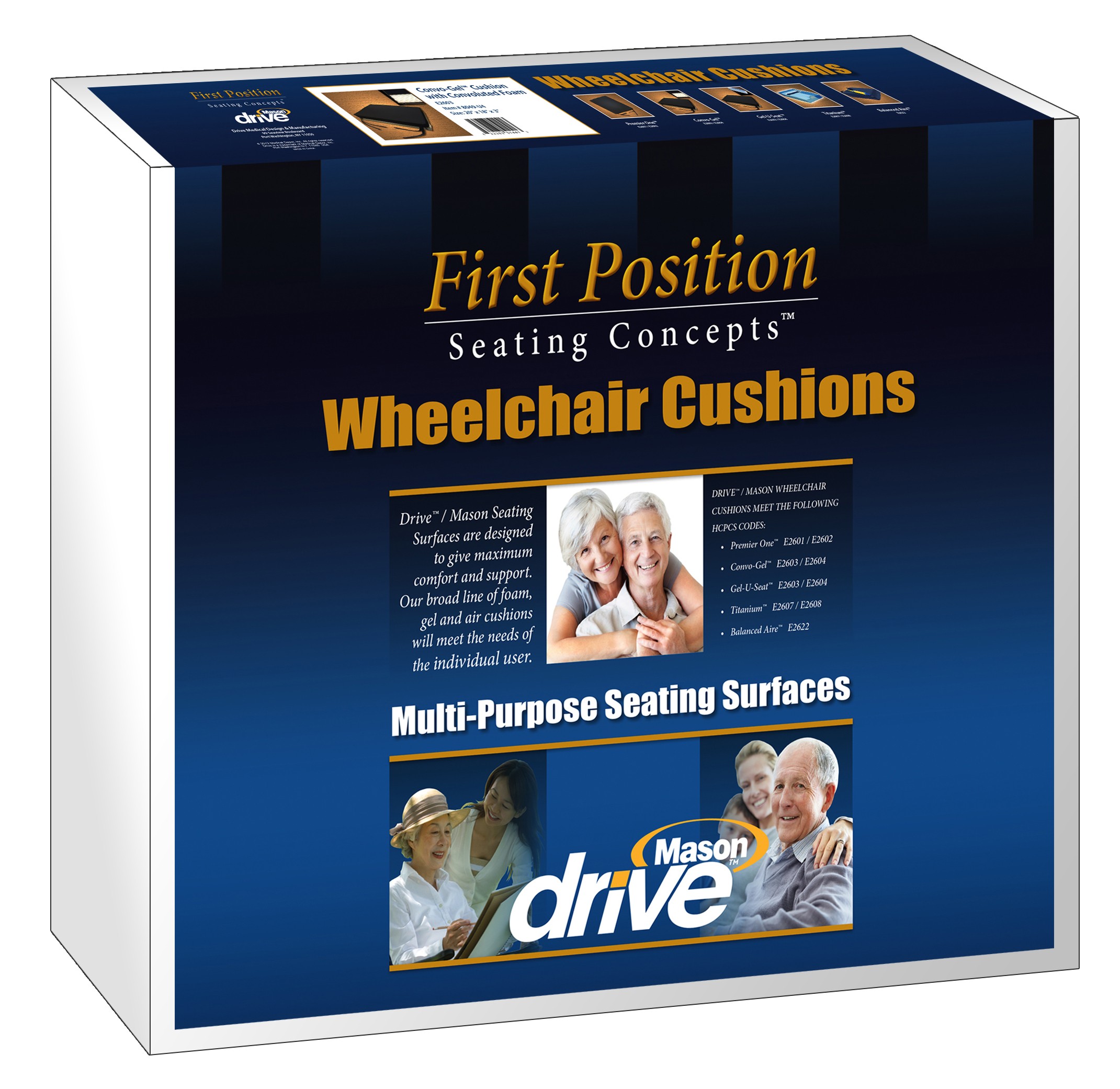 Bariatric Wheelchair Gel Cushions – 24″
